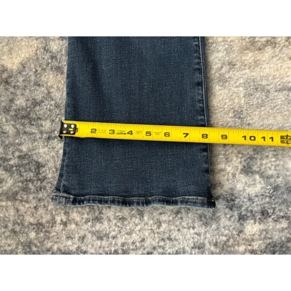 Madewell Mid Rise Kick Out Jeans Women's 31 Blue Denim Medium Wash Flare (33x28) - Picture 13 of 13